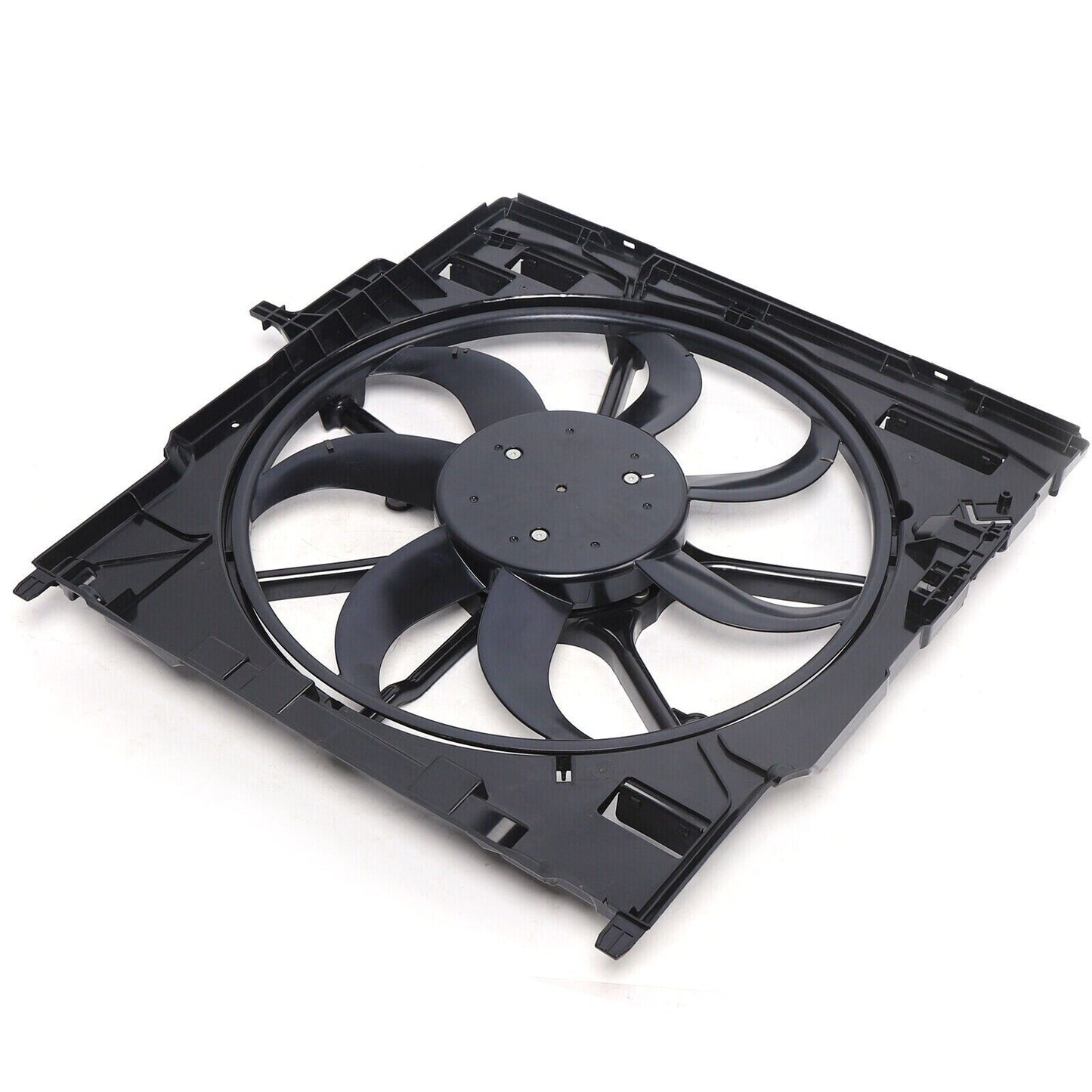 Fits BMW E70 X5 2007-2010 Brushless Motor Electric Radiator Cooling Fan Assembly