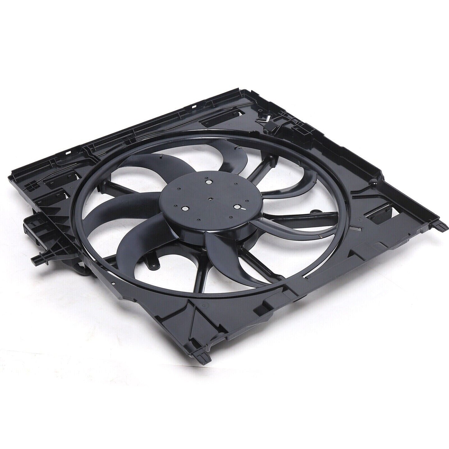 Fits BMW E70 X5 2007-2010 Brushless Motor Electric Radiator Cooling Fan Assembly